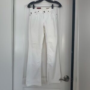 AG Adriano Goldschmied White Flare Jeans